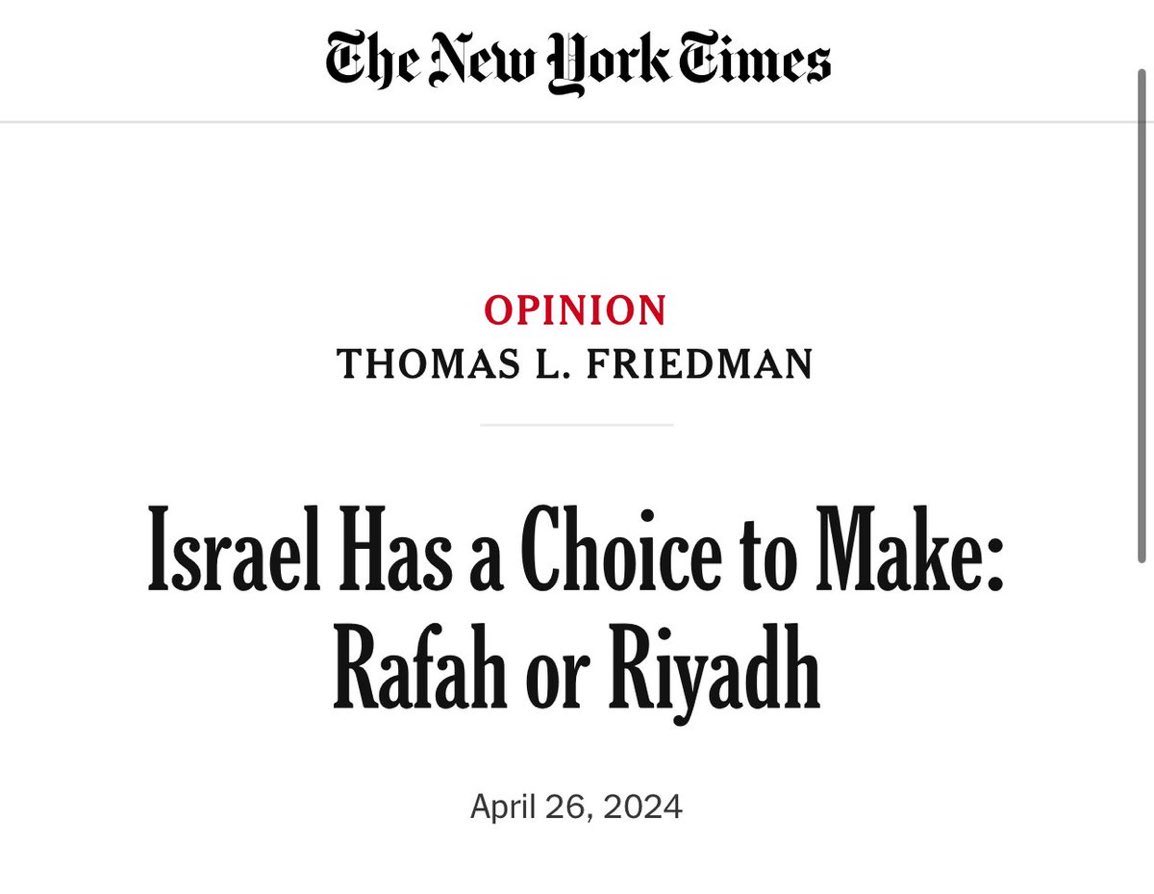 If Israel declines to remove Hamas from Gaza, it signals that it’s no longer attractive or powerful enough to be a good ally for any country, Saudi Arabia included. Nobody wants a loser for an ally, incapable of defending itself.