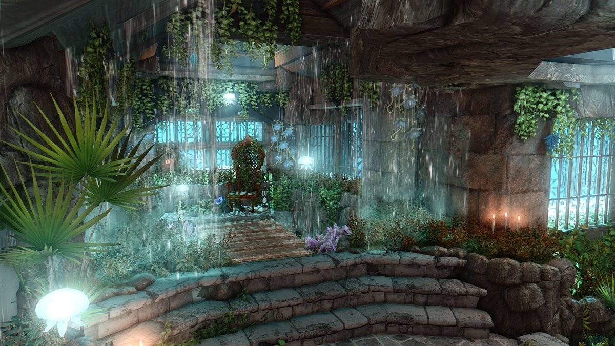 ff14kong's tweet photo. [M size]    
바닷 속 어느 깊은 곳 🌊
  
#FF14ハウジング #FF14Housing #FFXIV #HousingEden #hgxiv #하우징커미션 https://t.co/ycWZFCst3I
