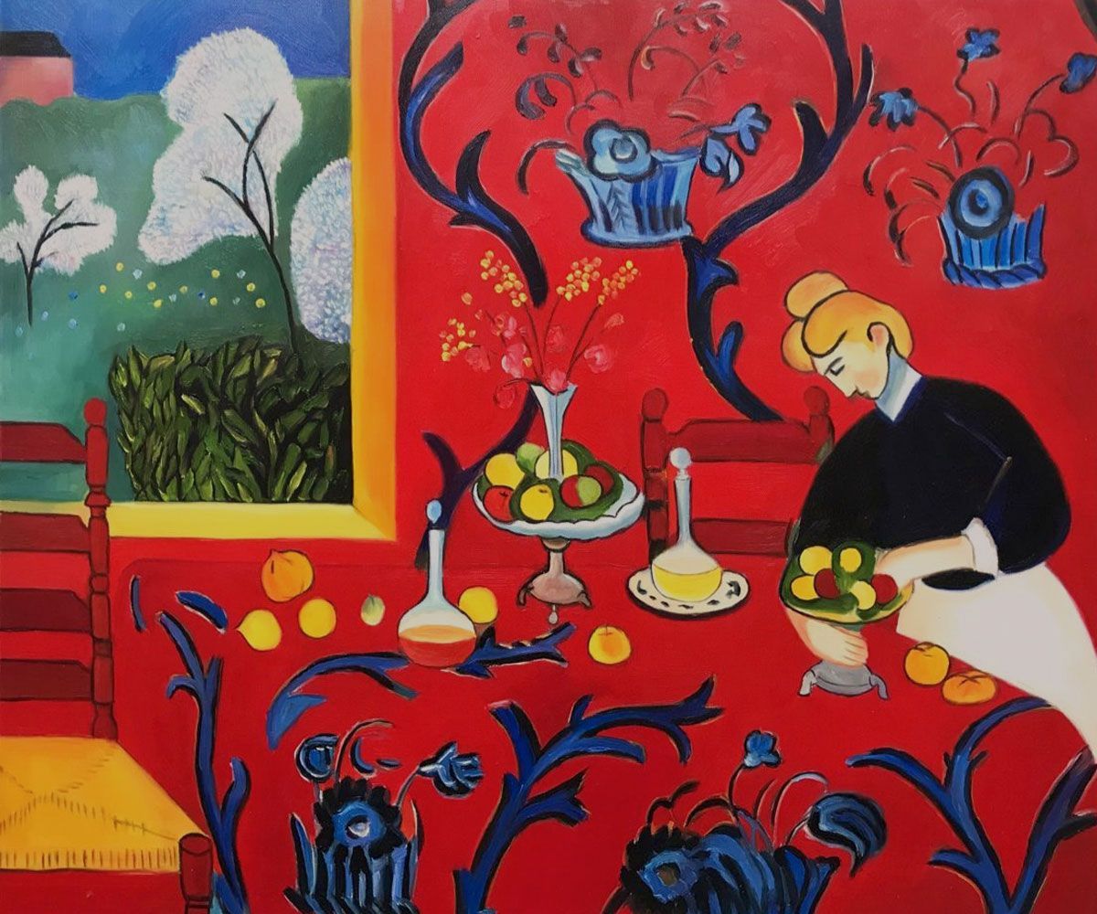 Art has the power to inspire, provoke thought, and uplift our spirits. Surround yourself with creativity, and watch how it transforms your world! #Art #Transformation #Inspiration' Henri Matisse, Red Room (Harmony in Red) View it: buff.ly/3xSXlSn