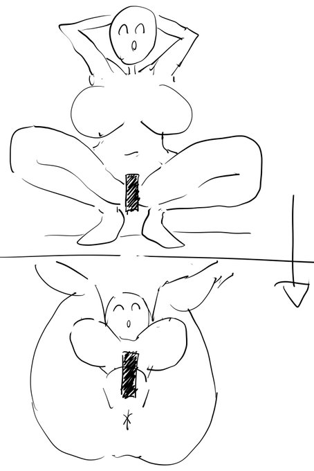 最近のえち絵のポーズの主流が下にシフトしてる感じがしてる。一昔前は上のポーズ見ない日はなかったけど最近は下みたいなポーズをよく目にする 