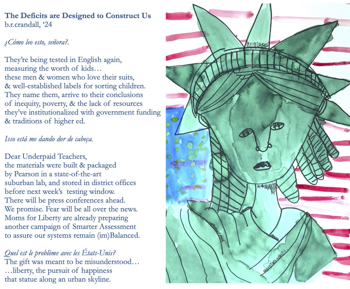 We're Getting Closer to 30. Poem #27, #VerseLove '24. Mini-Rant Poems, Preferably on a Teaching/Education Bugaboo (Well, That's Easy) 'The Deficits are Designed to Construct Us