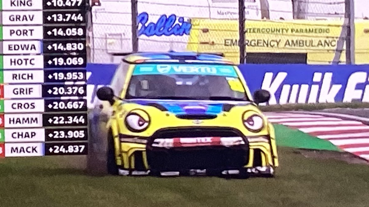 This car must be angry about something. 😂
#BTCC #MiniChallenge #DoningtonPark #ITVSport