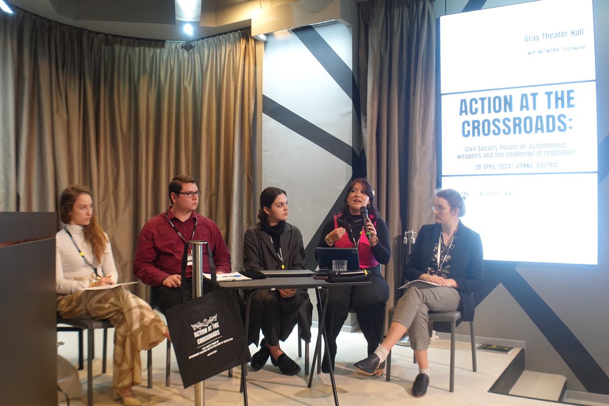 🗣Youth shared a range of perspectives on #KillerRobots during the Youth Spotlight series 💡 #ActionAtTheCrossroads