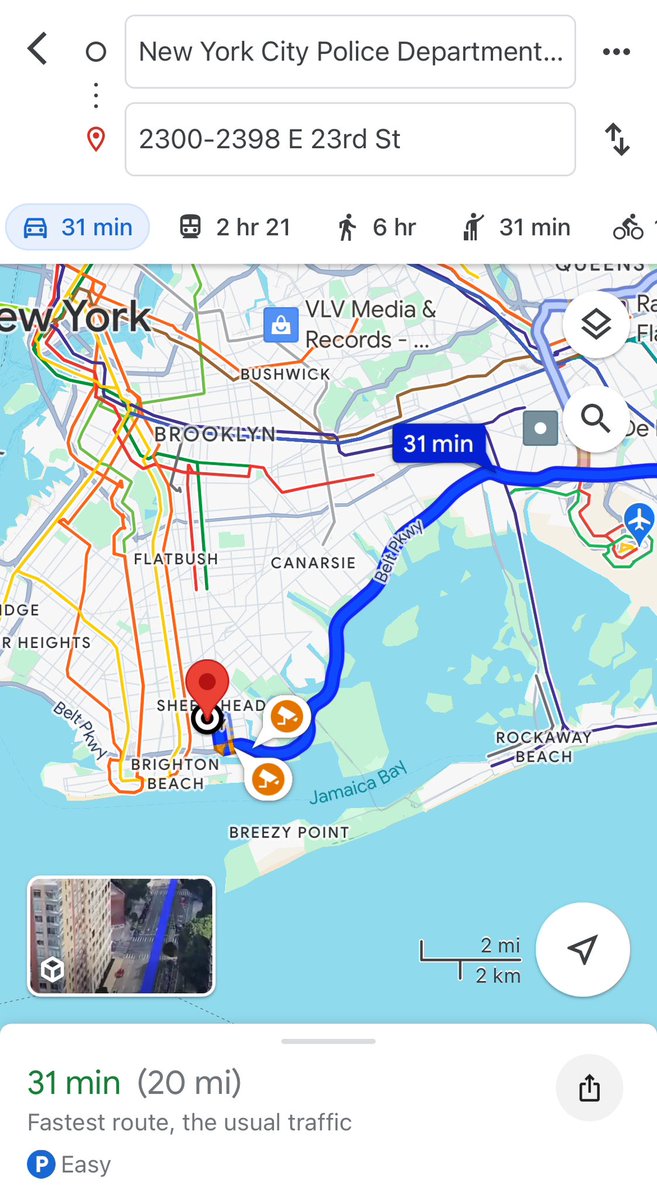 Thought about taking the transit today. But I really don’t have 2.5 hrs each way to be wasting away on the LIRR, subway, and bus according to Google Maps instructions. 30 minutes on the Belt it is.