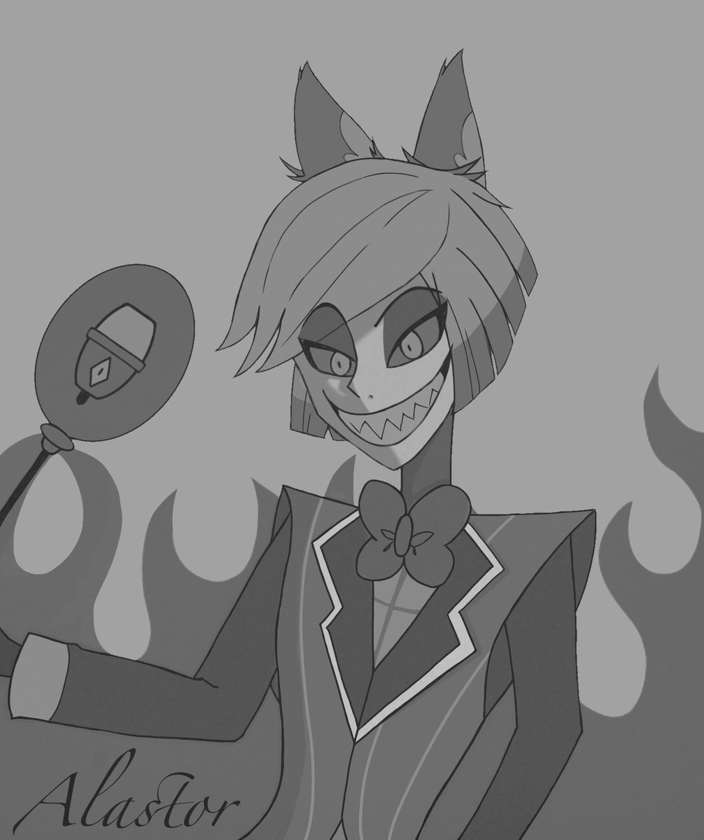 アラスタ～🦌✨
#アラスター #Alastor #ハズビンホテル #HazbinHotel