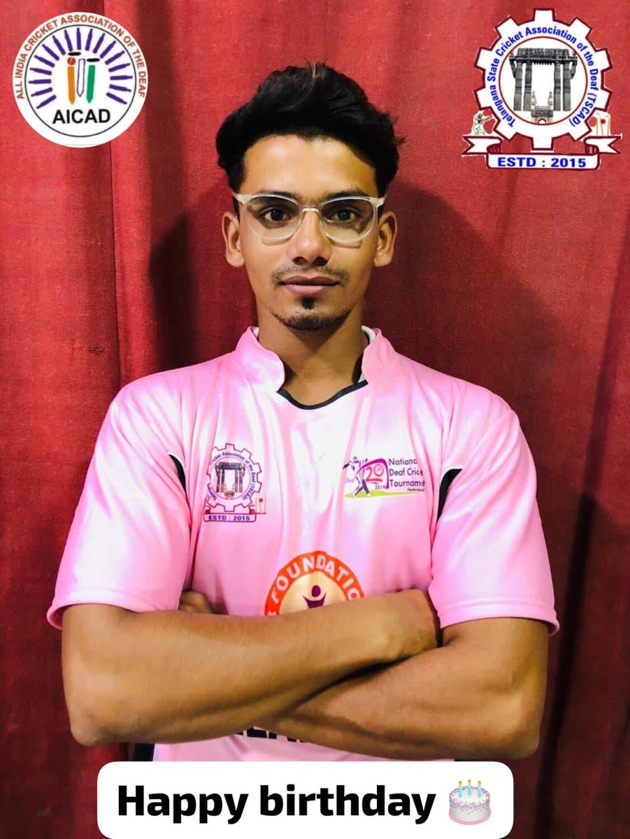 Happy Birthday to Mr. Mohammad khan, Player member of TSCAD affiliated AICAD_Officials, Noida