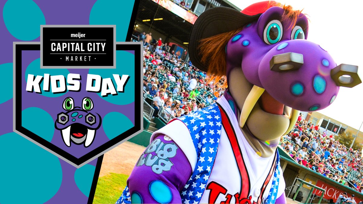 Let's see if the 'Nuts go for a series split + catch Big Lug at the @CapitalCityMKT for an Extra Inning of ice cream and 25% off your purchase❗️🍦💜 🔩: vs. Dayton Dragons ⏰ : 1:05pm first pitch 📍: Jackson® Field™ 🎟️: rb.gy/ju0u67