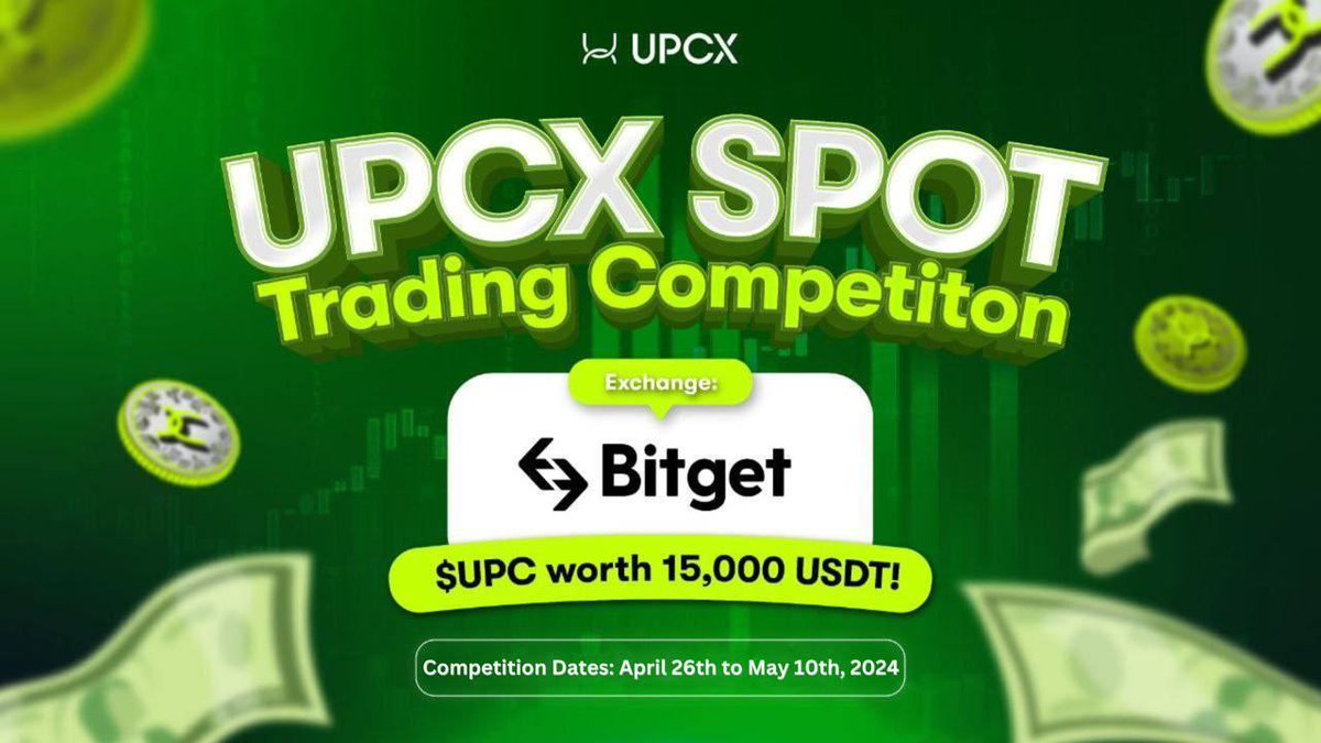 🚀 The event train does not stop coming!

We are thrilled to announce a HUGE Trading Competition for our UPCX community!  

Join our UPCX Spot-Trading Competition, showcase your awesome trading skills and stand a chance to win $UPC rewards ! 📈💰 

📅 Competition Dates: April…