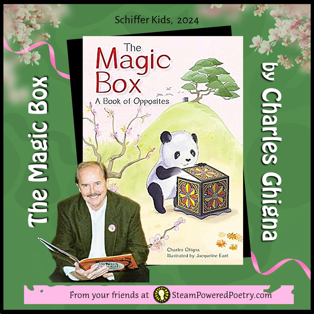 Happy book birthday! THE MAGIC BOX by Charles Ghigna is a playful book of opposites featuring a curious little panda. It’s the perfect rhyming #readaloud for prek. Read IMAGINATION SOUP's article, “30 Outstanding New Picture Books.” imaginationsoup.net/new-picture-bo…… Order today! #kidlit