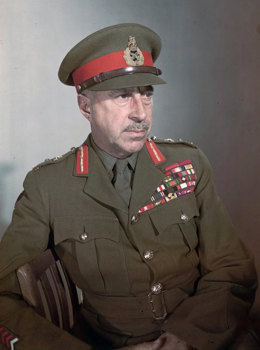 28 Apr 1888, Harry Crerar, born in Hamilton, Ontario (d.1965). In #WW1 attained rank of Lt-Colonel in artillery & awarded DSO. 1940-41 Chief of Canadian army’s general staff. Canada’s senior field commander in #WW2, being i/c First Canadian Army in North-West Europe in 1944–1945.