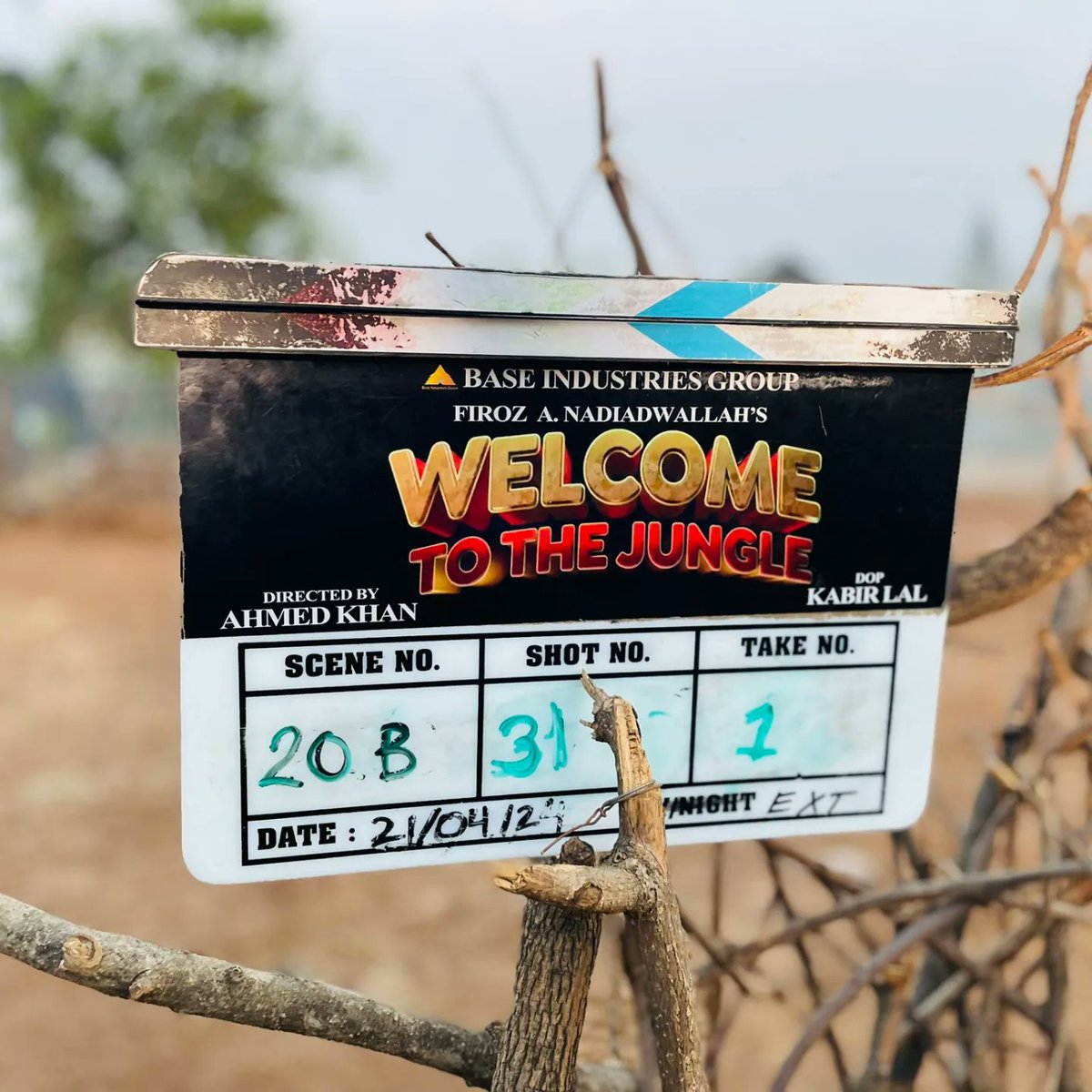 @AftabShivdasani share pics from the set #Welcometothejungle #AkshayKumar