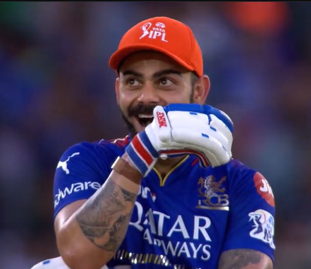 Virat be like: everyone thinks that I made you win today's match😌