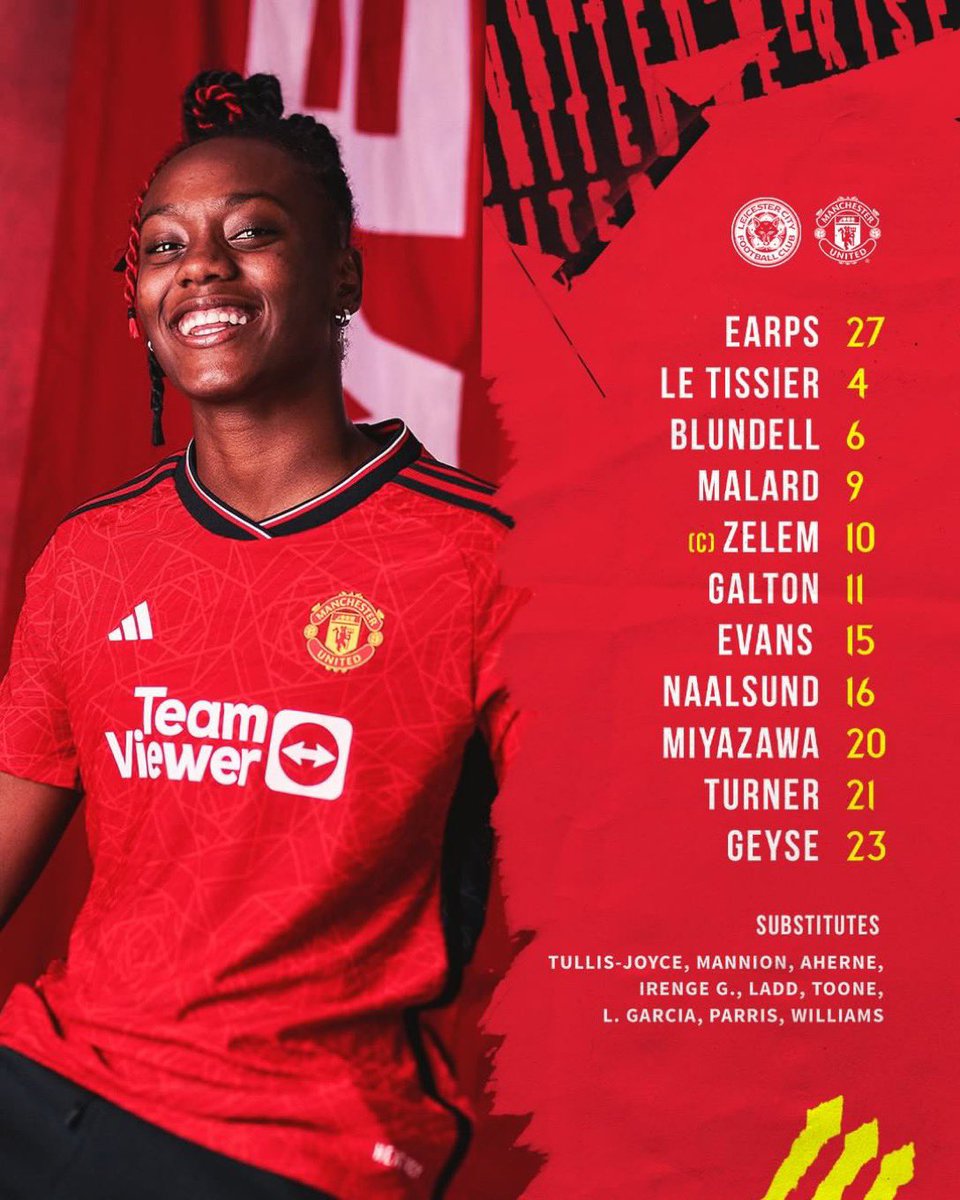 @LCFC_Women XI | @ManUtdWomen XI. #LEIMUN #LCFC #MUWomen #BarclaysWSL