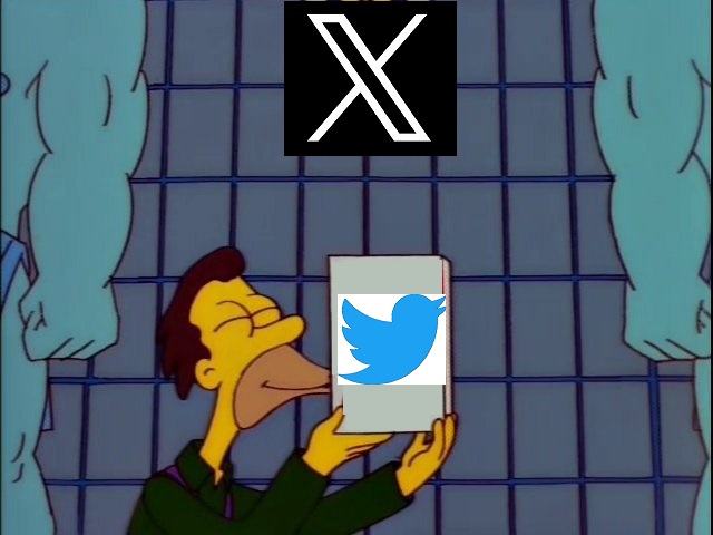 It's still funny how El0n thought that changing Twitter to 'X' was super cool and that he desperately wants everyone to call this place 'X', but everyone except his biggest bootlickers still calls it Twitter.