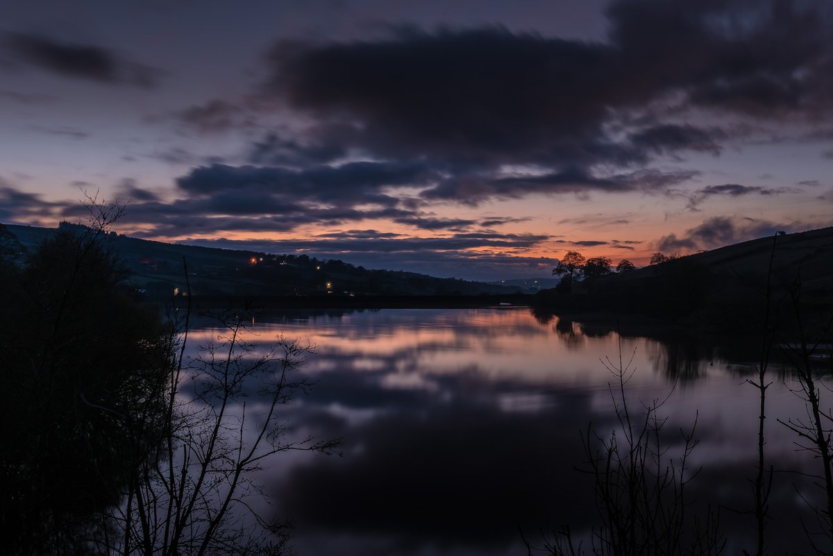 First light over Ponden Reservoir 4:45am