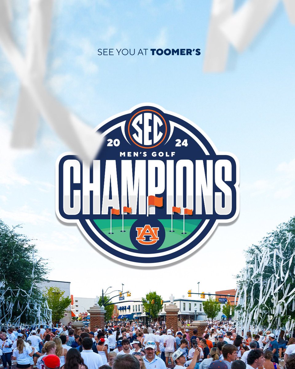 𝟔 𝐩.𝐦 See you at Toomer’s 🧻🌳