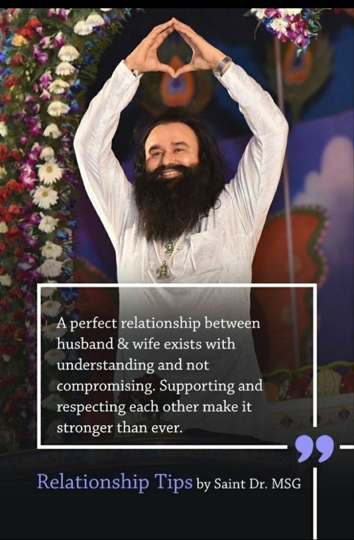The guidance given by Saint Dr. Gurmeet Ram Rahim Singh Ji Insan for the best #RelationshipTips between children and parents is really effective. Millions of new parents are grateful to Guru Ji for his kind guidance.
