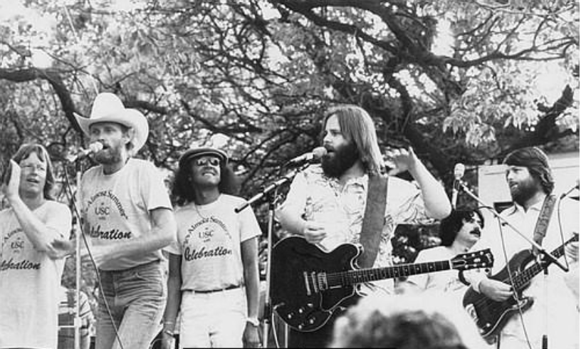 Today in 1978, Brian and Carl Wilson performed live with Mike Love's band Celebration, at the University of Southern California @USC in Los Angeles