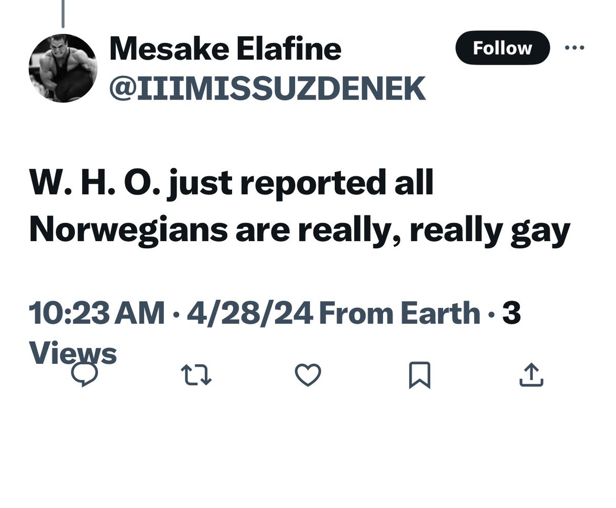 This was a reply to one of my posts Because the idiot thinks I live in Norway the country And not Norway Michigan And using “gay” as a slur just proves MAGA has the mentality of 10 year olds