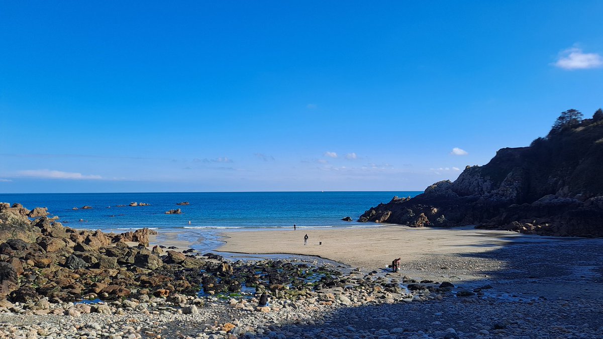 It's on days like today I'm reminded why I love this beautiful island of #Guernsey so much....I'm determined to start #wildswimming in May...