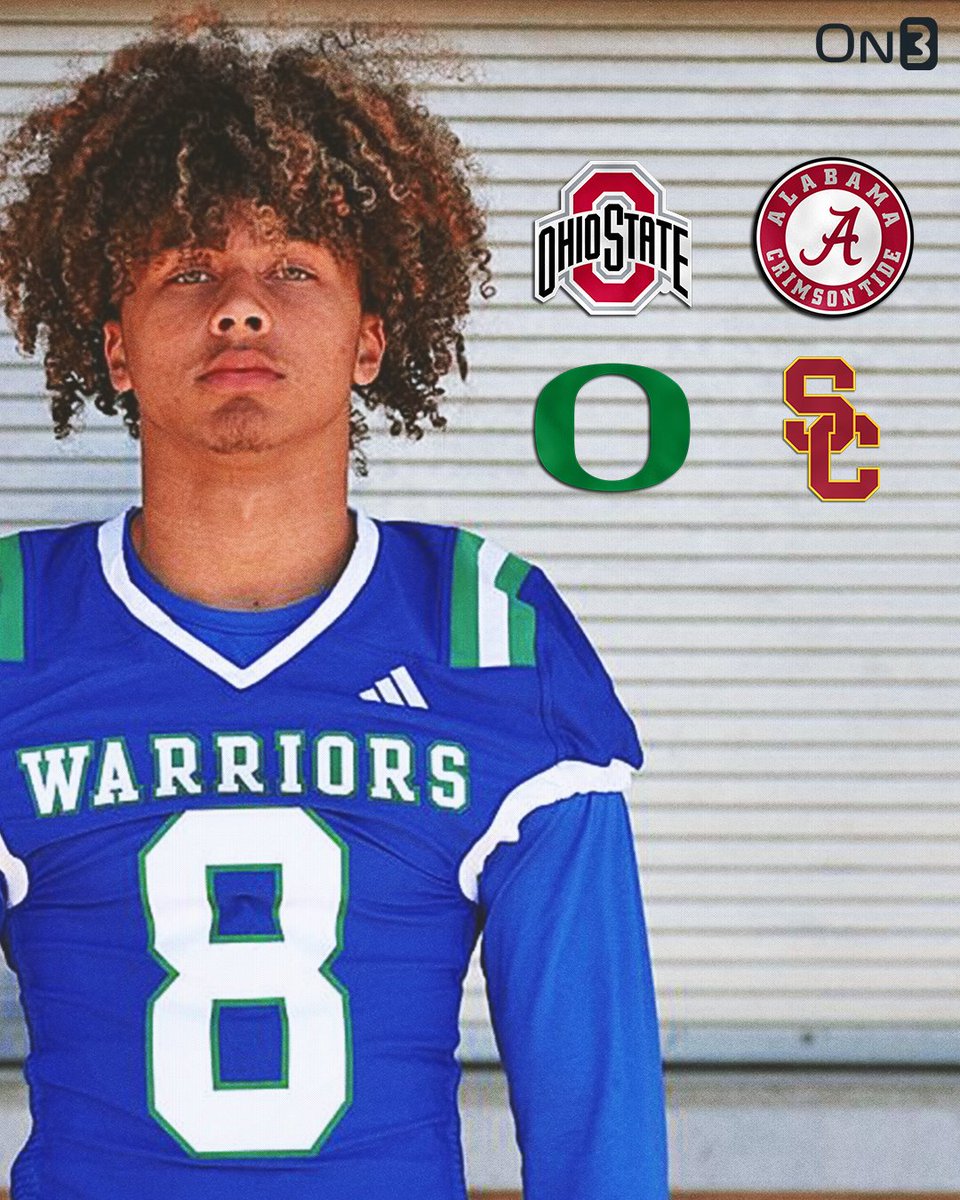 Coveted 4-star EDGE Justin Hill is down to Ohio State, USC, Oregon and Alabama, he tells @ByKyleKelly‼️ The No. 52 prospect in the On300 also has a decision date in mind👀 Read: on3.com/news/coveted-4…