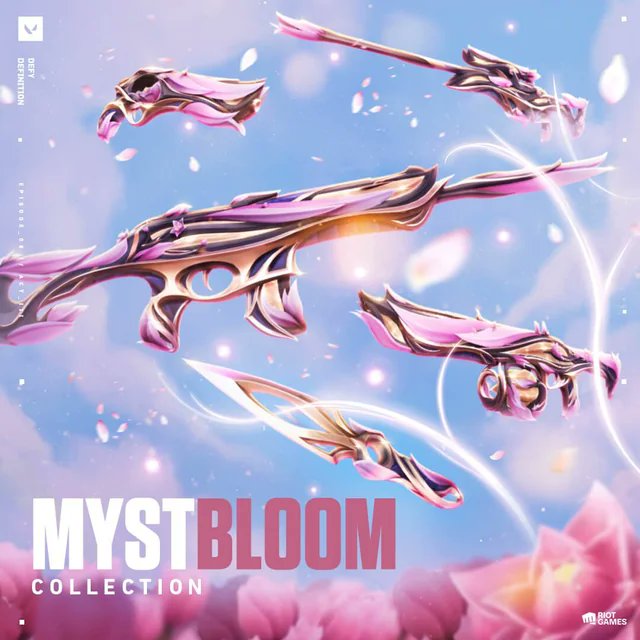 🪷VALORANT MYSTBLOOM BUNDLE GIVEAWAY🪷 Requirements: - Like & Retweet - Follow: @JunJunVal & @NawiVAL - Tag 2 friends Winner will be announced on the 10th of may #VALORANT #Giveaway