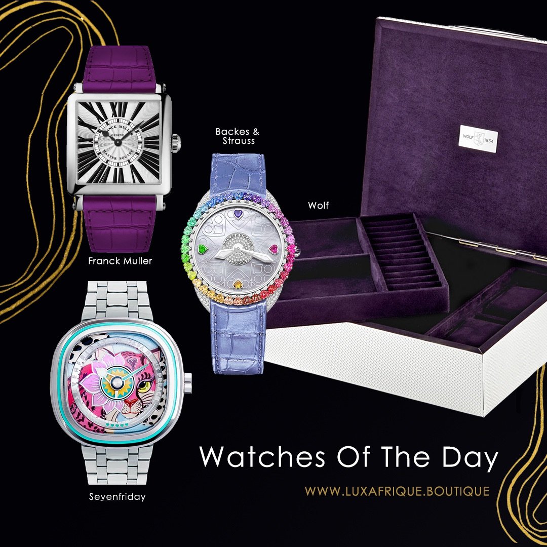 Watches of the Day: A Royal Affair

Step into a world of luxury with our curated selection of timepieces, featuring a regal purple color scheme fit for royalty!

Visit #luxafriqueboutique from the link in the bio!

#WatchesOfTheDay #LuxuryTimepieces #watch