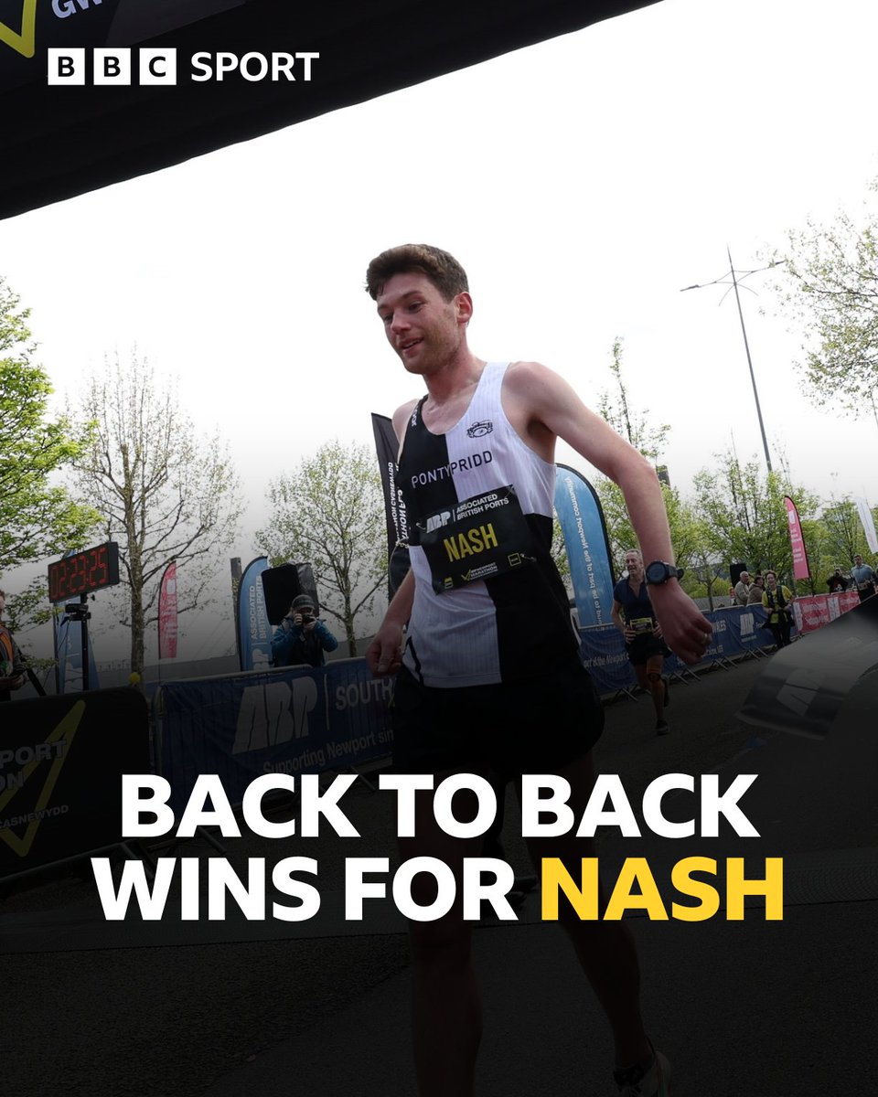 .@Dan_Nash94 makes it back to back @NewportWales262 wins 🥇🥇

#BBCAthletics