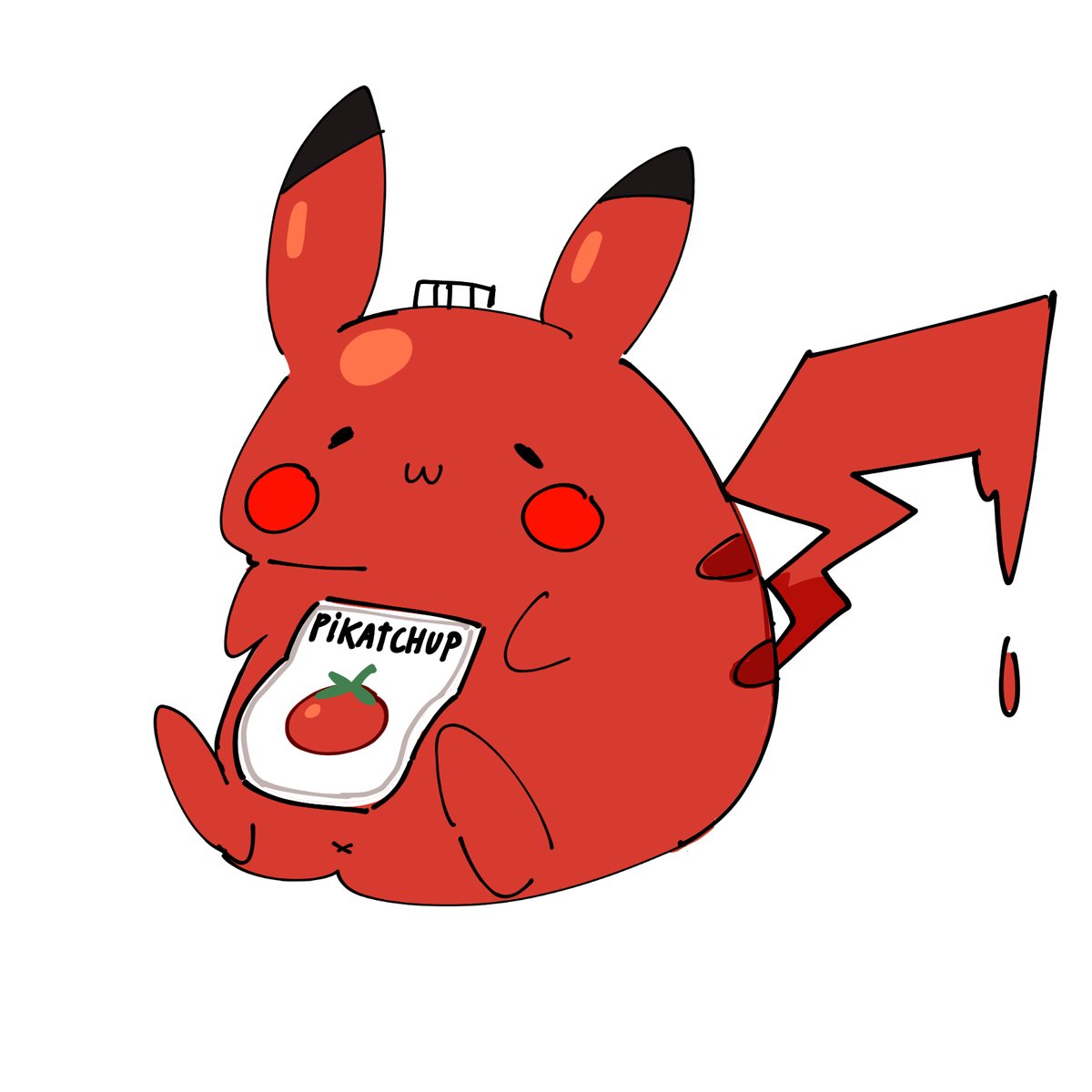 Today I dreamt I drew something that reached a 1M likes. I tried to replicate exactly as the drawing was in my dream. The fun part is that I didn't remember how to draw his tail and I've found that Pikachu loves ketchup for some reason. Pikatchup🎨 Don't ask.