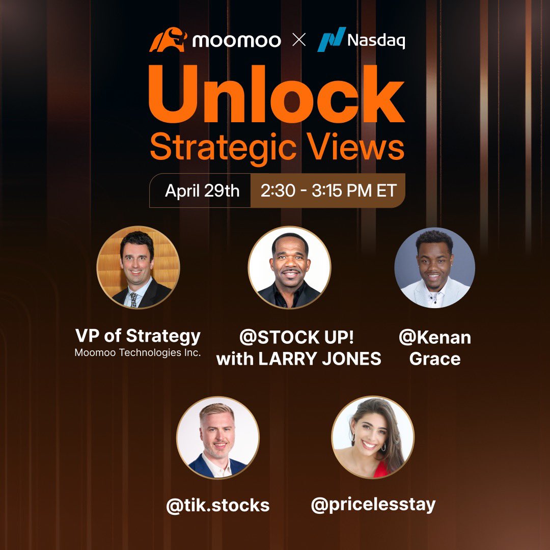 Book in for moomoo x Nasdaq Live webinar 'Unlock Strategic Views'. #MoomooxNasdaq #moomoo Disclosure： This content is provided by Moomoo Technologies Inc. Moomoo is a financial information and trading app offered by Moomoo Technologies Inc. The content is for informational and…