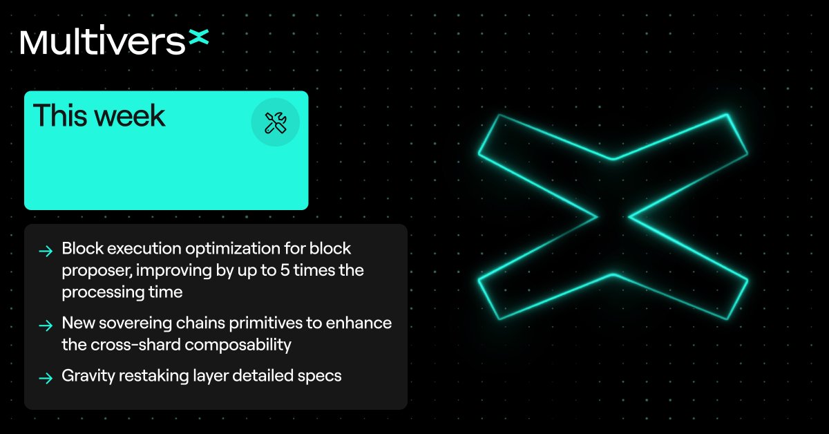 Getting into the core of Web3 user pain points and solving them comprehensively is #MultiversX's way of moving the industry forward. Weekly #multiversxtech 🛠️