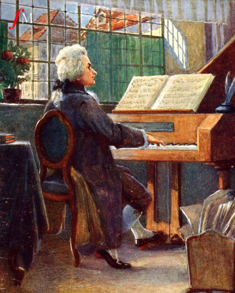 Mozart at the piano.

🎨 by Otto Nowak (1874 - 1945)