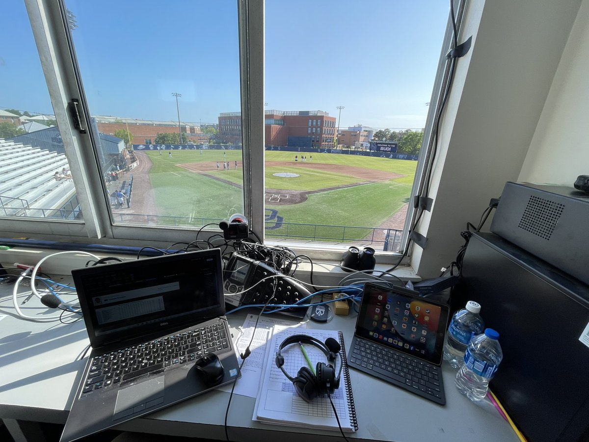 Sunday morning rubber match between @ULM_BSB and ODU! First pitch at 9:30 but we’ll join in progress at 10 on 105.7 FM/540 AM KMLB, KMLB.com and the TuneIn app. #LoveSportscasting #ULMvsODU #SunBeltBSB
