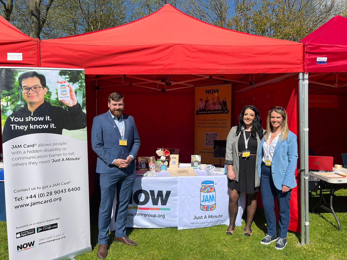 NOW Group (@now_group) on Twitter photo A beautiful day for <a href="/DubCityCouncil/">Dublin City Council</a> Sensoria Festival today - and we’re delighted to be here!
Come and see us if you are too!
#Sensoria #Neurodiversity #Inclusion A beautiful day for <a href="/DubCityCouncil/">Dublin City Council</a> Sensoria Festival today - and we’re delighted to be here!
Come and see us if you are too!
#Sensoria #Neurodiversity #Inclusion