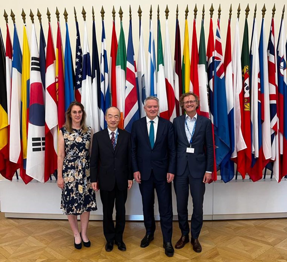 📣 Follow us Wednesday 2nd May 2️⃣0️⃣2️⃣4️⃣ #MCM @OECD with the chairmanship of @JapanOECD and cochairs @DelegamexOCDE and @NLmissionOECD 👉 Co-creating the flow of change: leading global discussions with objective and reliable approaches towards sustainable and inclusive growth