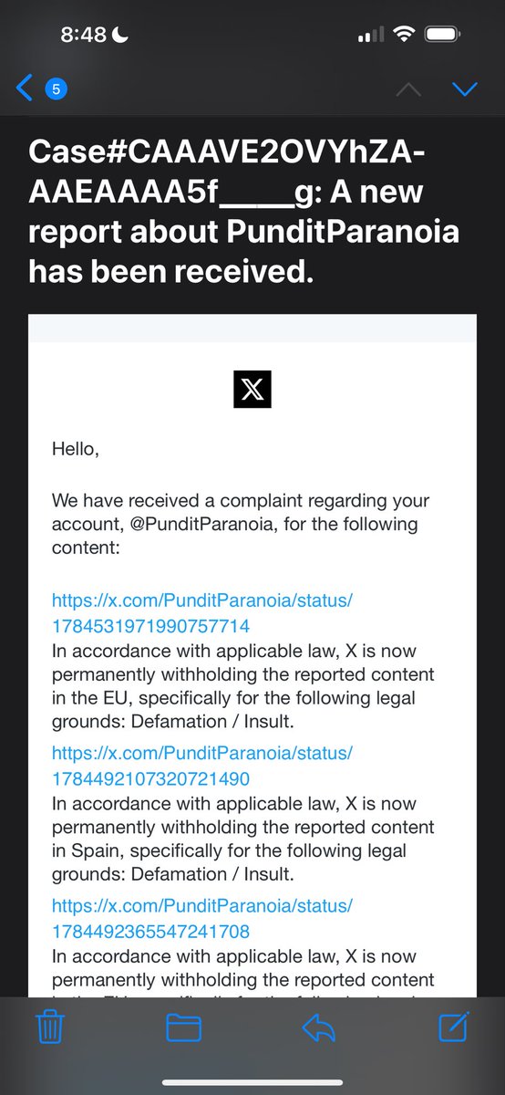 Sooooo… I did an experiment. Some eurotrash were saying they were reporting anyone that said the word ‘groomer’ so of course I went in there and said the word groomer many times. And the little free speech Nazis reported me. LOL We should have let Hitler have Europe. Couldn’t