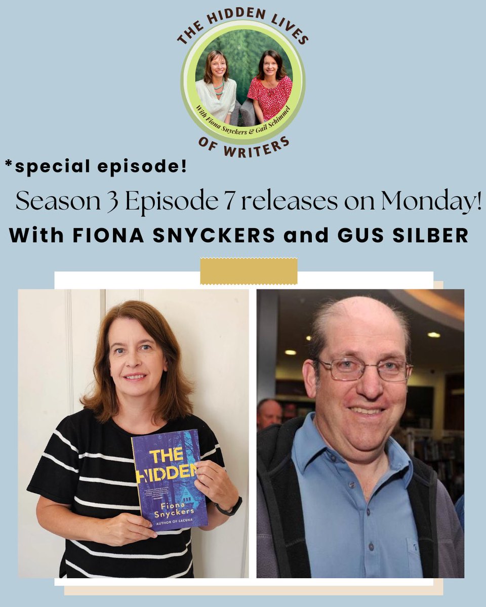Tomorrow’s episode is a special one 🥳 Don’t miss our co-host Fiona Snyckers being interviewed by author, reviewer, and journalist Gus Silber @gussilber about her latest novel, THE HIDDEN, published by Pan Macmillan @PanMacmillanSA 💥
