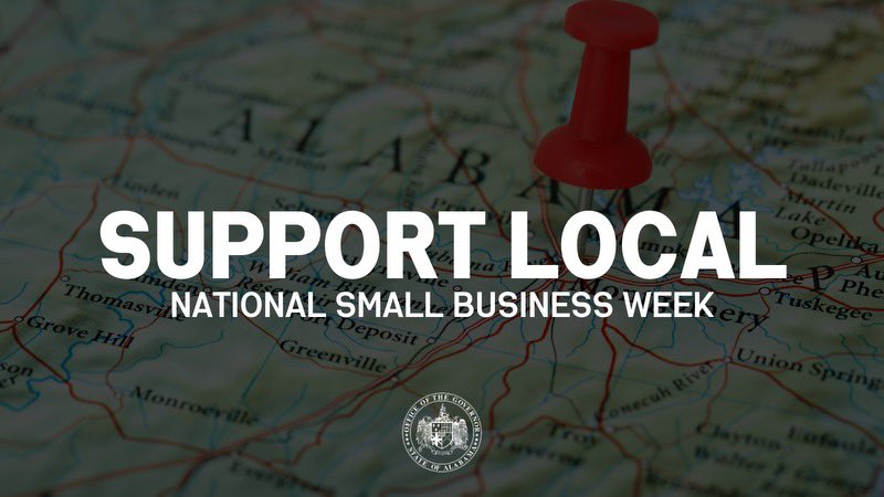 I have proclaimed this week as National Small Business Week. Proud to celebrate Alabama's resilient small business owners who drive innovation, create jobs and shape our communities. Let's continue to support and champion our small businesses!