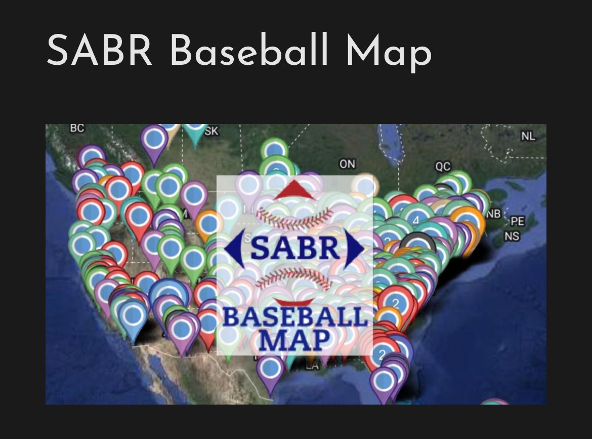 I had a chance to discuss the @SABRLandmarks Committee and the @sabr Baseball Map with @lebaneb on the Golden V podcast. Enjoy! buzzsprout.com/1869778/149664…