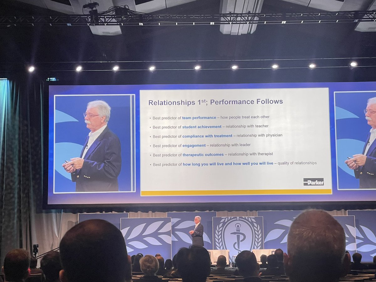 #AATS2024 Leadership Plenary Session. “Relationships 1st; Performance Follows.” It doesn’t matter who is on the team, it depends how everyone treats each other.