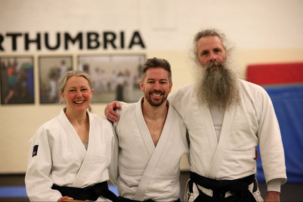 An absolute pleasure to have Northumbria University's 2009 Individual Sports Performance of the Year winner, Sensei Alex Macaulay up from London to teach at our 20th Anniversary session. #WeAreNorthumbria @NorthUniSport @jitsufoundation