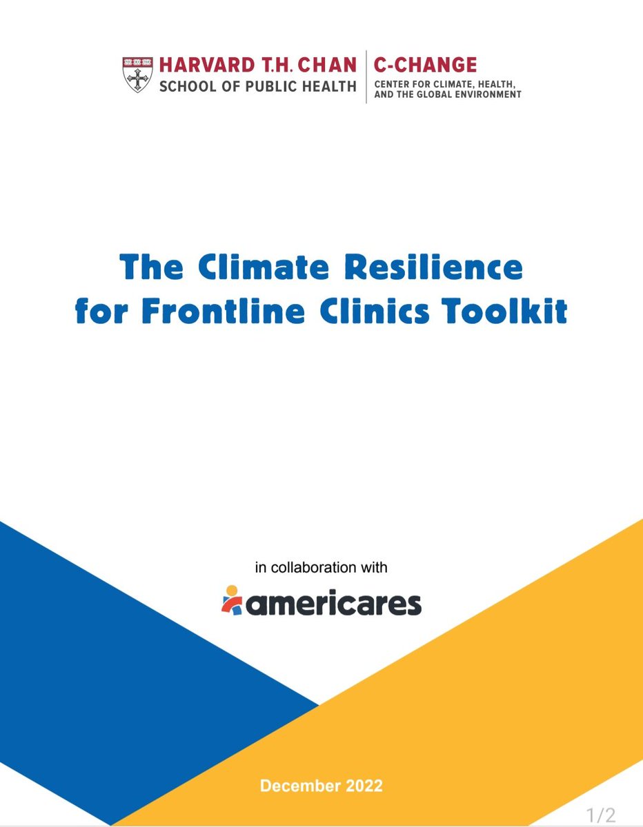 The Climate Resilience for Frontline Clinics Toolkit americares.org/what-we-do/com…