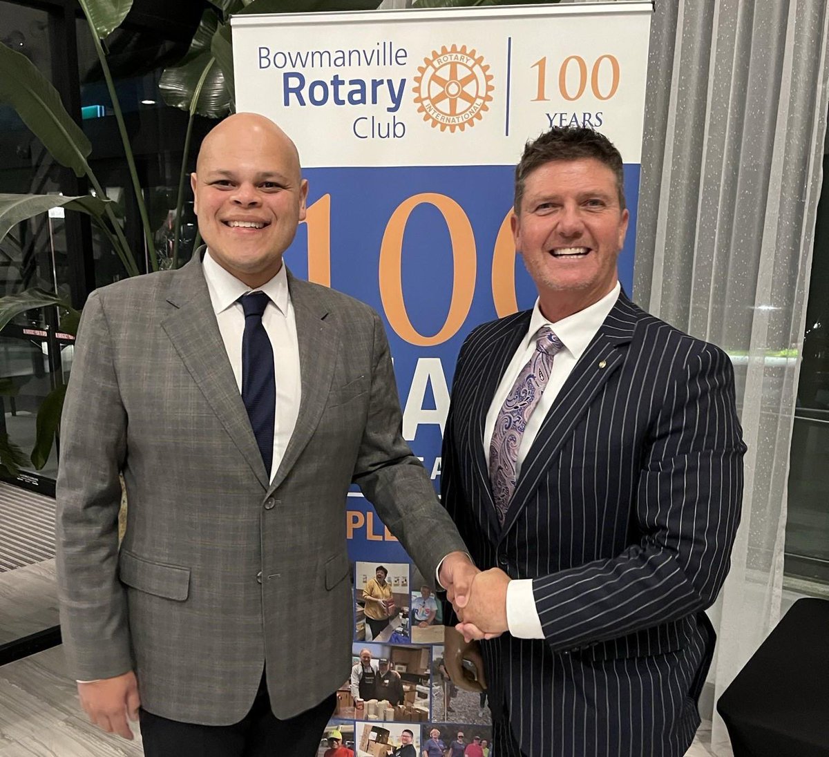 Celebrating 100 years of the Bowmanville Rotary Club. Congratulations to Rotarians for reaching this big milestone and to the inspiring charities that received grants in support of their work in the community. Here's to another century of service above self.