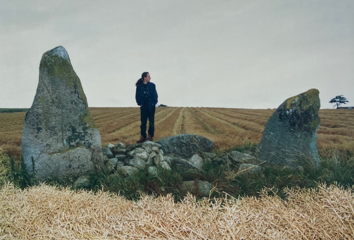 The noble remnants of Old Wester Recumbent Stone Circle. It was the stubbliest yomp getting to these beautifully lichen-pocked stones. All that remains is in shot. @the_stone_club