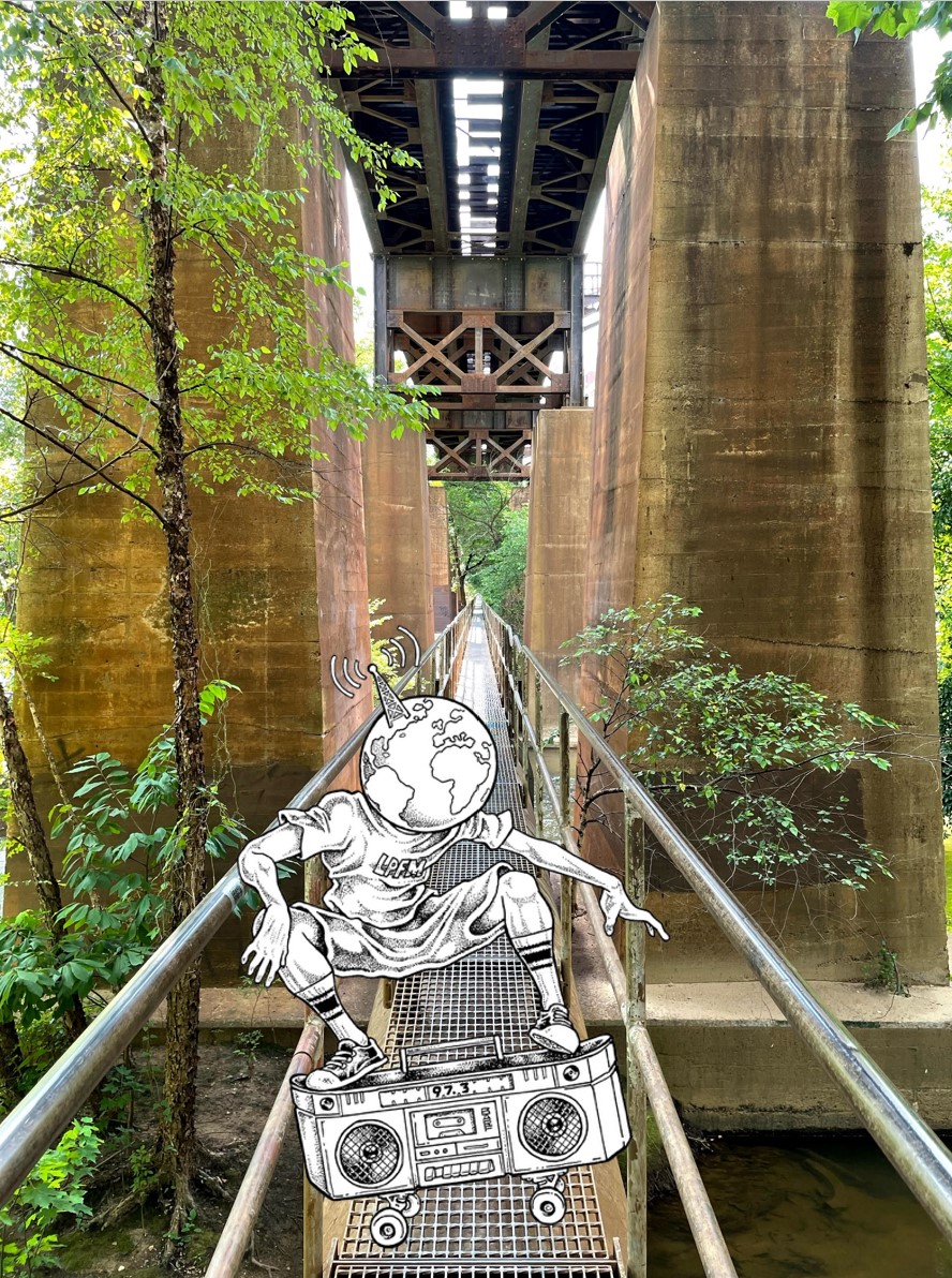 the skater on wrir's spring fund drive t-shirt had a busy week... if you did, too, and forgot to make a donation, you still have time to give! support richmond independent radio at wrir.org/donate #wrir #funddrive