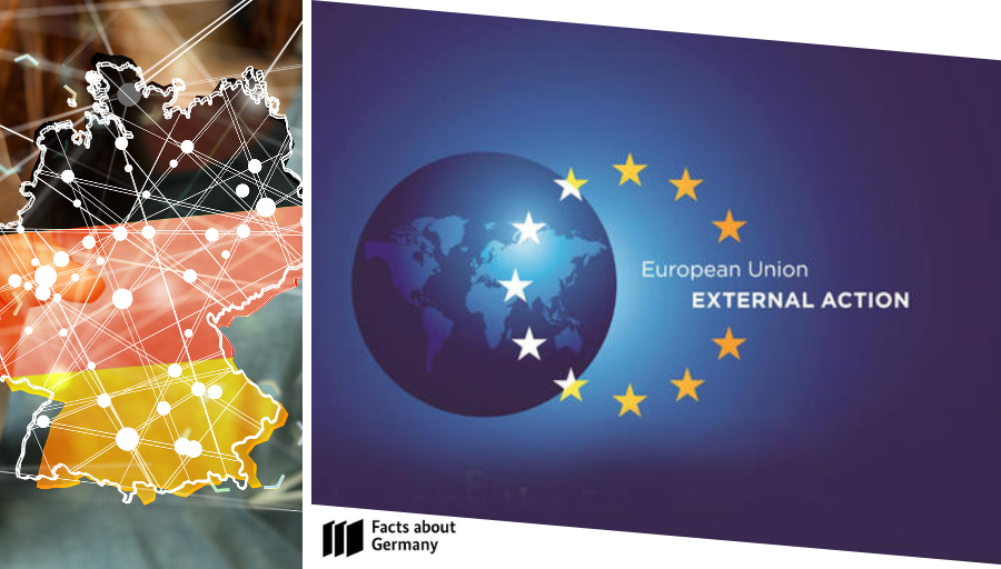 🇪🇺 The #EuropeanUnion pursues the goal of creating a stable, secure and prosperous common area within its outer borders. 🤝 This includes maintaining close and friendly #relations with the EU’s immediate neighbors. More info 👇 spkl.io/601742UQW #FactsaboutGermany