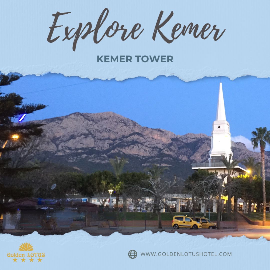 Ascend to new heights at Kemer Tower! Located at Republic Square, the iconic tower boasts a bistro with panoramic views of Kemer. Indulge in a culinary journey while soaking in the breathtaking scenery. Elevate your experience at the heart of Kemer.
#goldenlotushotel #visitkemer