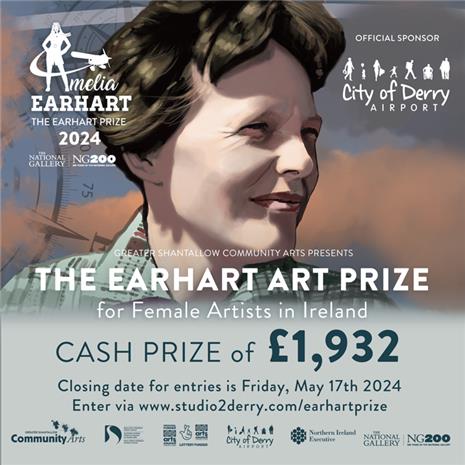 🎨✈️ Call for Entries: The Earhart Art Prize for Female Painters in Ireland ✈️🎨 📆 Deadline for submissions: Friday May 17th 📍 Submission details: studio2derry.com/earhartprize Find out more about events in Derry & Strabane: pulse.ly/saqinyw6h8