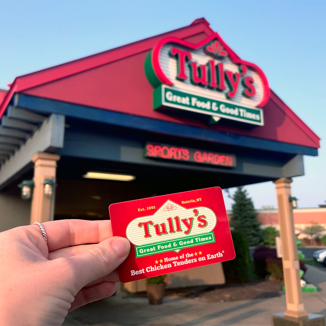 The perfect gift for any graduate: a Tully’s gift card 🎓 Grab one in-store or order online at TullysGoodTimes.com!
.
.
.
.
#tullysgoodtimes #sportsbar #tenders #tullystenders #eatlocal #graduate #gradgift #giftcard