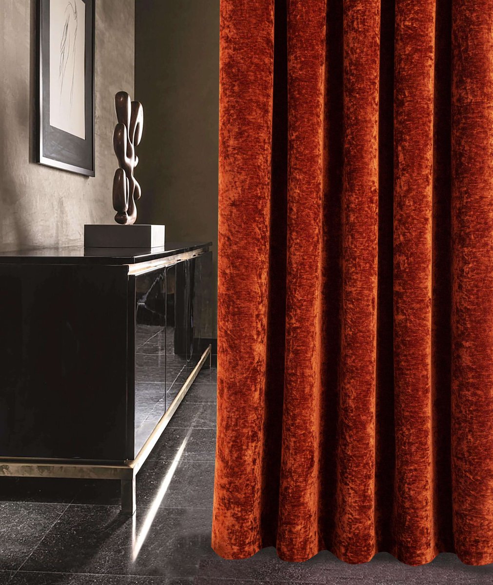 Camden soft crushed chenille heavyweight curtains, available in terracotta, chocolate, or natural. ow.ly/Cbsr50R3YVU

#heavyweight #crushed #chenille #fully #lined #blackout #thermal #natural #terracotta #chocolate #themillshopnottingham #homedecor